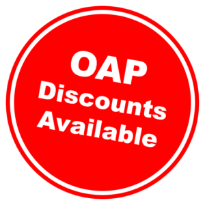 OAP Discounts Sticker