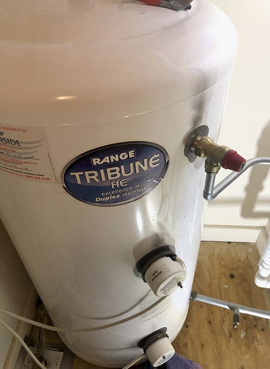 Water Heater Tank Serviced in Leeds